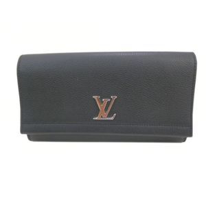 Louis Vuitton Long Wallet Portefeuille LockMe 2 Noir